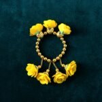 Traditional Pooja Wrist Ornament Haldi Kada Bracelet (1 Pc) - Image 5