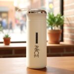 Premium White Glass Water Bottle (1 Pc ,400 ML) - Image 4