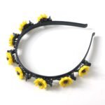 Sunflower Design Floral Clip Hair Band 1 Pc - Image 5