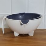 Multipurpose 2 In 1 Vegetable Washing Bowl with Strainer (1 Pc) - Image 8