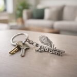 Premium Metal Jay Thakar Peepal Leaf Design Keychain 1 Pc - Image 7