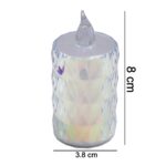 24 Pc Flameless and Smokeless Decorative Melting Candles LED Tea Light, Diwali - Image 7