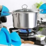 Silicone Heat Resistant Cooking Potholder for Kitchen Cooking & Baking - Image 4