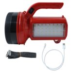 OMEGA 200W High Power LED Laser Torch Light with Side Emergency Light Panel (1 Pc) - Image 4