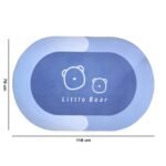 Premium Little Bear Printed Soft Non-Slip Bath Mat (1 Pc, 118x79 Cm) - Image 6
