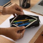 Stylish Printed Zipper Pencil Pouch Organizer (1 Pc) - Image 3