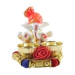 Decorative Lord Ganesha Pooja Thali Set (1 Pc) - Image 4