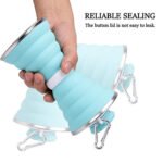 Silicone Collapsible Water Bottle for Camping & Sports (BPA Free, Leak Proof) - Image 3