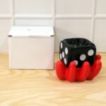 Black Dice Shape Unique Bowl Ashstray Collector - Image 8