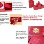 Christmas Gifts for Women Rose Ring Box Jewellery Box - Image 7