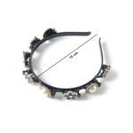 Elegant Pearl & Floral Designer Hairband for Women & Girls 1 Pc - Image 6