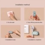 Pig Plug Wire Organizer Cable Holder Clips with Self-Adhesive Pad (4 Pcs Set) - Image 8