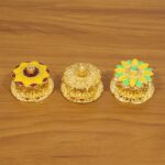 Decorative Golden Kankavati (1 Pc, Mix Design) - Image 9