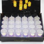 24 Pc Flameless and Smokeless Decorative Melting Candles LED Tea Light, Diwali - Image 5