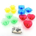Candle Cup with Multi Shape, Diwali  (Multicolor) (12 Pcs Set) - Image 4