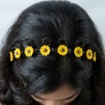 Sunflower Design Floral Clip Hair Band 1 Pc - Image 8