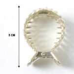 Premium Pearl Studded Metal Hair Claw Clip (1 Pc) - Image 6