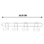 Heavy Duty Stainless Steel Wall Mounted Hook Rack (1 Pc) - Image 6