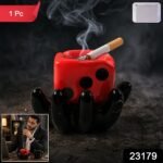 Premium Designer Ceramic Ashtray with Dice Shape Bowl (1 Pc) - Image 2
