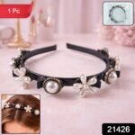 Luxury Pearl Floral Hair Band for Women & Girls (1 Pc) - Image 2