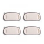 Pig Plug Wire Organizer Cable Holder Clips with Self-Adhesive Pad (4 Pcs Set) - Image 5