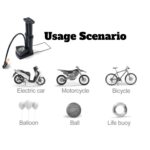 Double Cylinder Foot Air Pump (1 Set) - Image 9