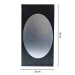 Wall Mounted Black Rotating Storage Cabinet Organizer (1 Pc, 22x42 Cm) - Image 6