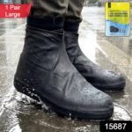 Waterproof Silicone Shoe Cover (1 Pair Large) - Image 2