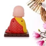 Solar Powered Sitting Buddha Statue,  Moving Head and Hand (1 Pc / Big) - Image 5
