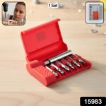 Mini Precision Screwdriver Bit Set with Magnetic Bit Holder (1 Set, 6 Bit) - Image 2