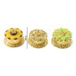 Decorative Golden Kankavati (1 Pc, Mix Design) - Image 6