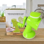 6 in 1 Multi functional Vegetable Cutter & Slicer Hand Machine Cutting, Slice, Cut Thick, Cut Silk All in one –Vegetable Chopper Cutter & Slicing Cutter Barrel - Vegetable Grater with 6 Removable Blades - Image 3
