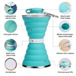 Silicone Collapsible Water Bottle for Camping & Sports (BPA Free, Leak Proof) - Image 5