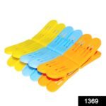 Plastic Cloth Double Pin Clips for cloth Dying cloth (multicolour) (Pack of 12) - Image 2