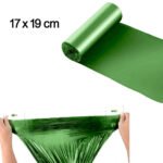 Green Compostable Corn Starch Garbage Bags (17" x 19") - Image 4