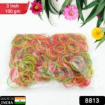 Strong & Reusable Rubber Bands – Multicolor for Office, Home & School Use - Image 2