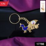 Premium Krishna-Themed Decorative Metal Keychain - Image 2