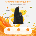 Manual Juicer Modern Plastic Fruit and Vegetable Juicer (1 Pc / Bowl Not Included) - Image 4