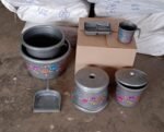 Large Capacity Plastic Bathroom Set of 7 Pc - Image 9