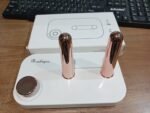 Wall Mount Hair Dryer Holder Stand Heat Resistant Blow Dryer Holder (1 Pc) - Image 8