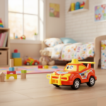 Funwoods Friction-Powered Cartoon Racing Car Toy - (1 Pc) - Image 6
