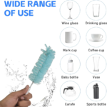 Long Handle Bottle Brush for Jars, Bottles & Containers Cleaning - Image 2