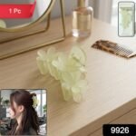 Elegant Floral Design Hair Claw Clip for Women (1 Pc) - Image 2