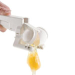 Plastic Handheld Egg Cracker with Separator - Image 4