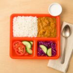 Plastic 3-Compartment Rectangular Meal Serving Tray / Plates (1 Pc) - Image 6