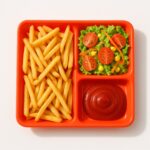 Plastic 3-Compartment Rectangular Meal Serving Tray / Plates (1 Pc) - Image 7