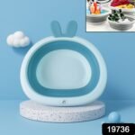 Foldable Multipurpose Collapsible Basin with Bunny Ear Handle - Image 2