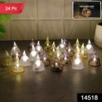 Premium 24 Piece LED Candle Lights Set – Flameless Decorative Tealight Candles - Image 2