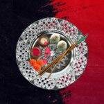 Beautiful 8-Inch Plastic Pooja Thali Set for Daily Use & Special Occasions - Image 3