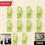 Multipurpose Plastic Hanger Hooks (10 Pc) - Image 2